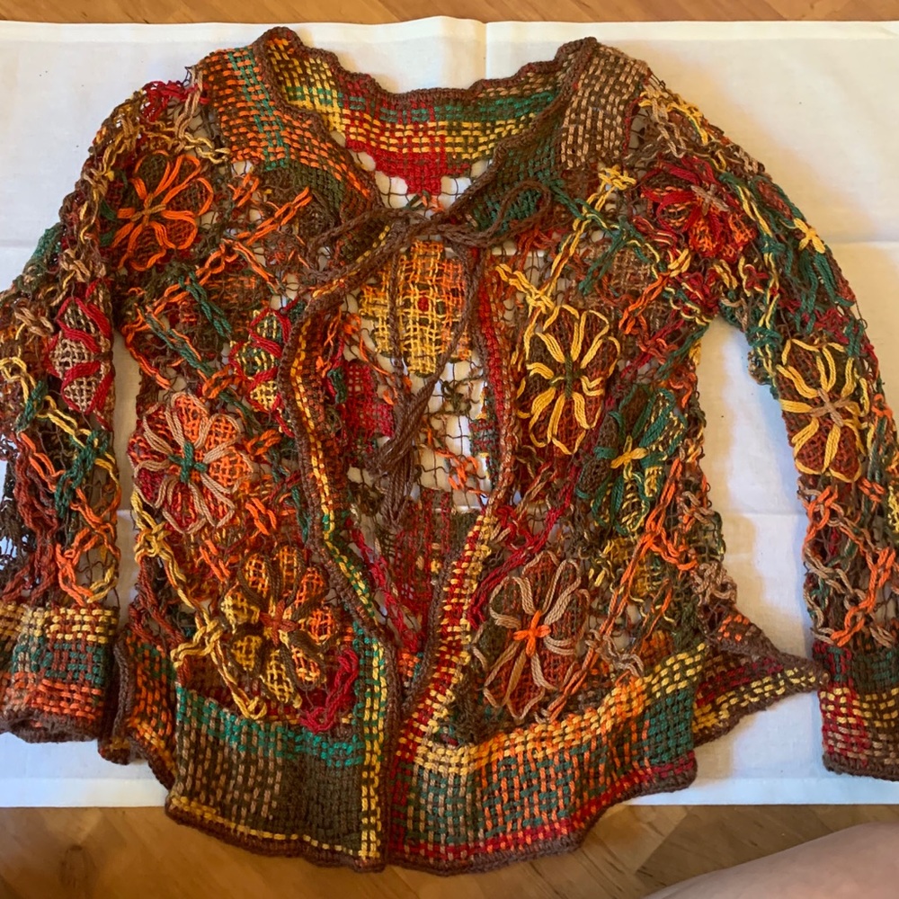 Fun floral sweater